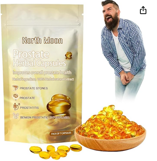 North Moon Lot de 7 capsules pour prostatite masculine.
