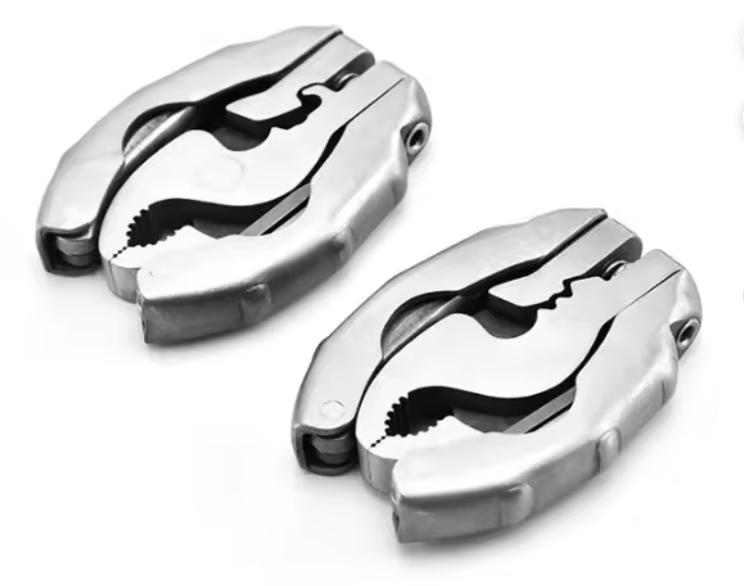 Mini Multi-fonction Tortue Retour Pince En Acier Inoxydable 9 En 1