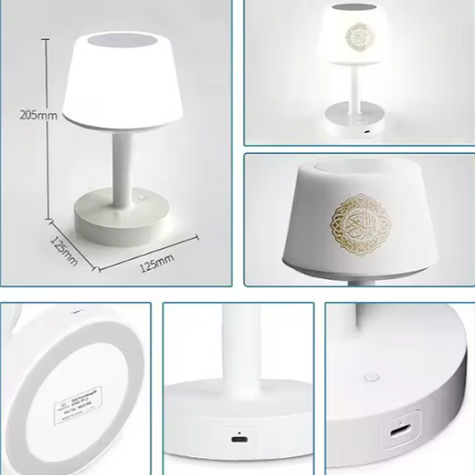 Coran horloge réveil lampe de bureau lecteur de Coran
