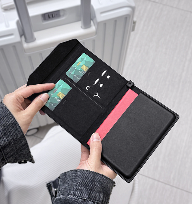 SKY PASS™ — Le porte-passeport élégant pour voyager organisé