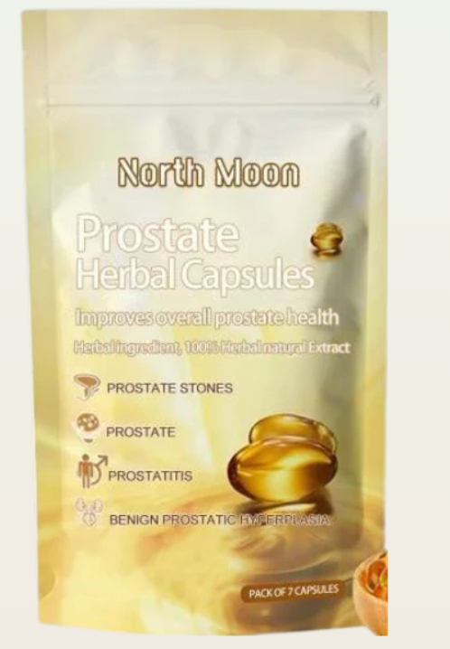 North Moon Lot de 7 capsules pour prostatite masculine.
