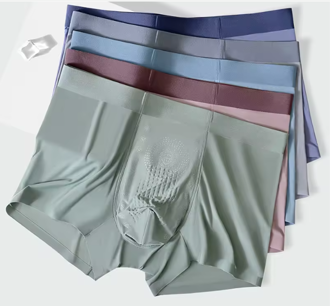 PACK 4 BOXERS SOIE HOMMES