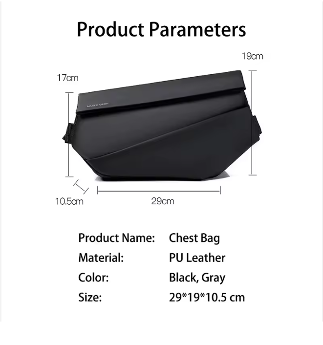 Sac à bandoulière en PU léger à la mode