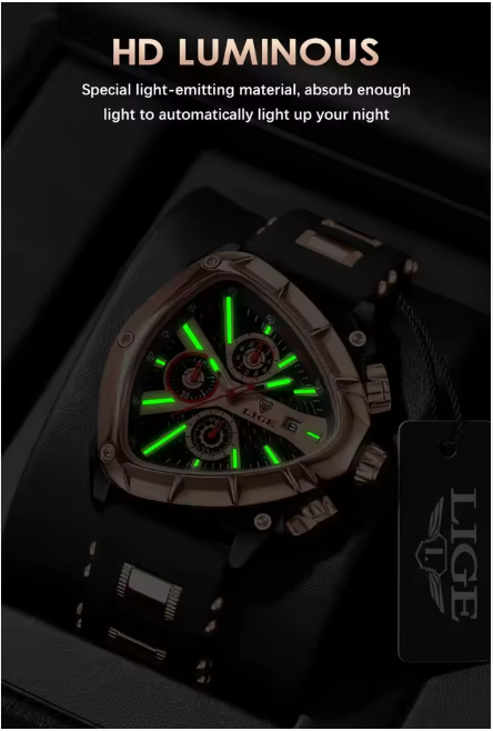 LIGE Original Montre de luxe pour hommes