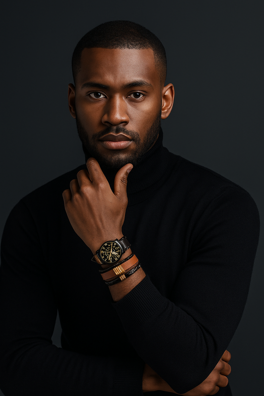 Hommes d'affaires montres de luxe bracelet en cuir