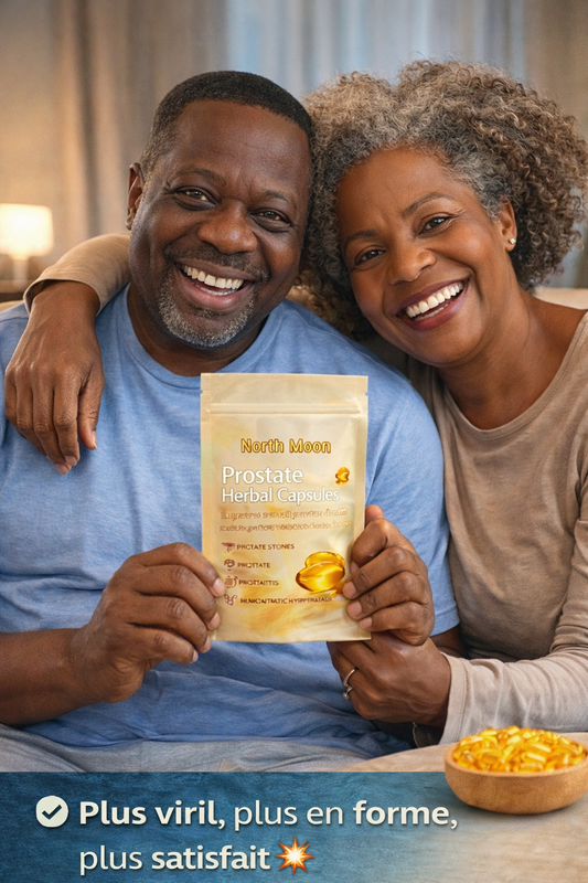 North Moon Lot de 7 capsules pour prostatite masculine.